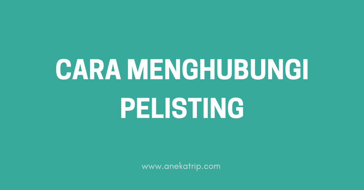 Cara menghubungi pelisting